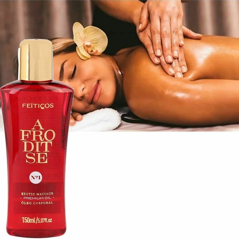 Afroditse Exotic Massagem Premium Óleo Corporal 150ml