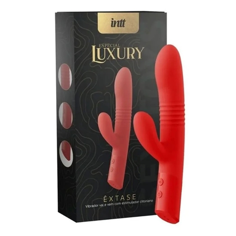 Êxtase Colors Vibrador Vai e Vem Linha Intt Luxury 10 Modos de Vibração