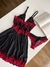 Camisola bicolor - Vermelha - loja online