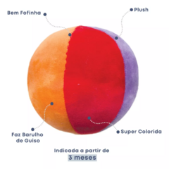 BOLA DE PELÚCIA COM CHOCALHO - BUBA na internet