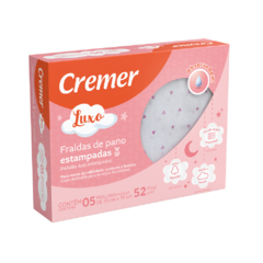 FRALDAS DE PANO ESTAMPADAS LUXO CREMER - comprar online