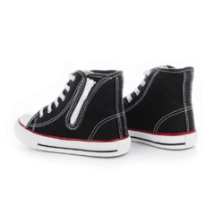 TÊNIS CANVAS HI ZIPER PRETO - DIVERSÃO - comprar online