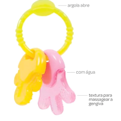 MORDEDOR COM ÁGUA CHAVEIRINHO - BUBA - comprar online