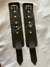 Algema de couro bracelete preto forrado em veludo por dentro envio imediato o Brasil 