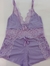 Baby Doll de renda sensual estilo cropped com regulagem short doll em microfibra moda sensual em santa luzia entrega rápida e discreta!