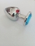 plug anal metal com joia grande 