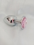 plug anal g com joia de metal
