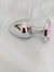 plug anal metal com joia grande 