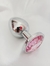 plug anal metal com joia grande 