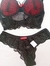 Lingerie sexy estilo cropped rendada de bojo