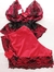Baby doll sexy de renda e microfibra
