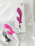 Vibrador duplo estimulo ponto g e clitoris 30 modos de vibração recarregável
