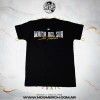 Camiseta negra con el texto "MAFIA DEL SUR Sin Traición" en la parte posterior, en letras blancas y doradas.