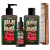 Kit Balm Óleo Shampoo Pente Duplo Barba Guaraná Don Alcides