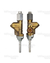 VALVULA ELE100,V-8A AZUL CA#OS ELECTROLUX C/BRIDA, P/TERMOC COAXIAL, VASTAGO 6, M12, H - comprar online