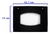 Vidrio Puerta de Horno Cocina DOMEC 55,7 X 41 E/C 39 Manija. Color NEGRO - comprar online
