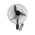 Ventilador de Pared Crivel 20" Con Control V11