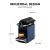 Cafetera Nespresso Pixie Azul Curva + Aeroccino A3C40-AR-RE - AL CLICK