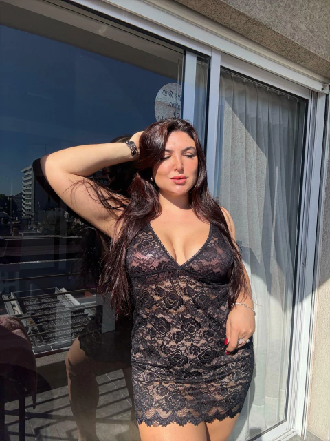 Camison Total Encaje Negro - comprar online