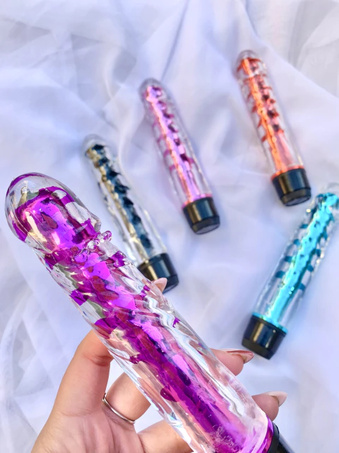 VIBRADOR CON FUNDA SILICONADA ROSA - comprar online