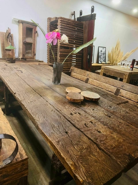 Mesa Comedor QUEBRACHO STONE(2,70x1,16) - comprar online