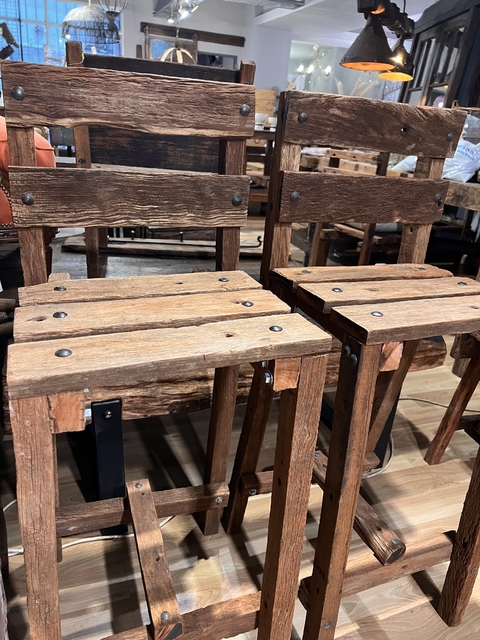 Banqueta Alta Madera