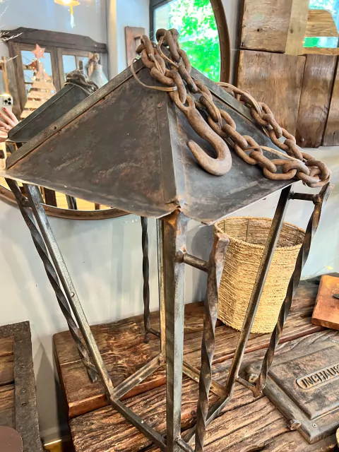 Lampara FAROLA HIERRO