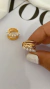 Piercing fake mini pérolas dourado