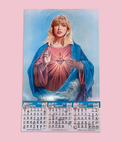 Calendario Santa Taylor Chico 2025