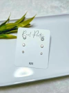 Trios Zirconia Embutido Cristal Kit 10 ( ALTO ATACADO )