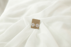 Brinco Zirconia Redonda 10 MM Kit 12
