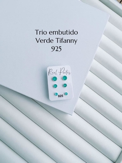 Trios Zirconia Embutido Tiffany Kit 10( ALTO ATACADO )