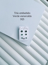 Trios Zirconia Embutidos Verde Kit 10 ( ALTO ATACADO )