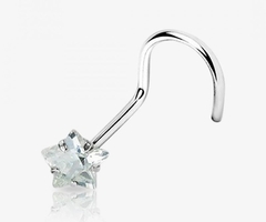 Piercing Estrelinha Zirconia Kit 10