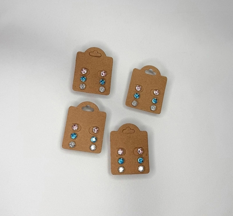 Trio Colors 6 mm Rosa Azul Cristal Kit 5 Trios - comprar online