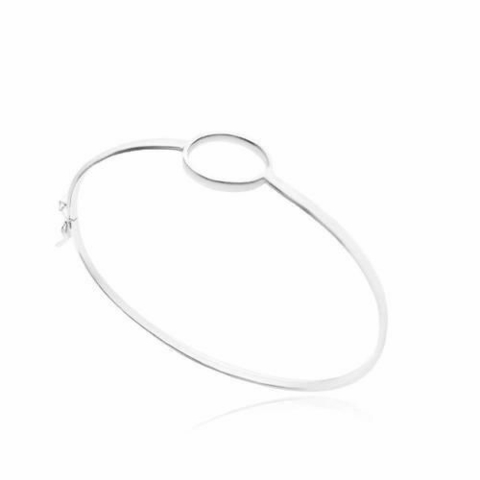 Kit Com 5 Braceletes fio Redondo Prata - comprar online