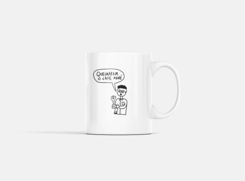 Coram Doi - Caneca Branca Exclusiva