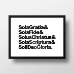 Cinco Solas - Quadro