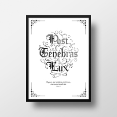 Post Tenebras Lux - Quadro
