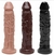 Pênis De Borracha Maciço 18,5 X 3,5Cm Kgel - Chocolate - comprar online