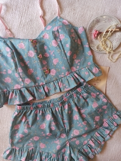 Pijama tricoline de algodão
