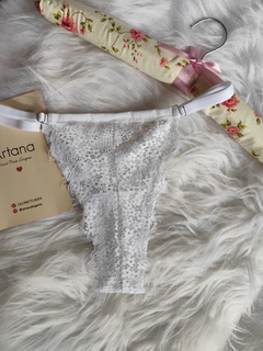 calcinha branca em renda - comprar online
