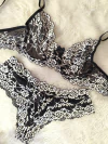 Conjunto bicolor preto/branco
