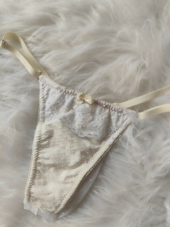 calcinha coquette - marfim - loja online