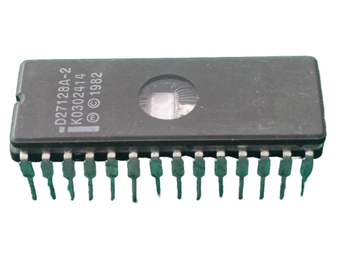Circuito Integrado D27128a-2 Com Janela Intel