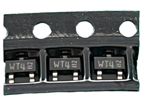 Diodo Zener Bzx84c2v7 = Wt4 Smd Sot23 2,7v 250mw Nxp