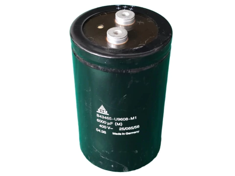Capacitor Eletrolitico 6000uf/400v Giga 85° 90x145mm Serie B43465 Siemens Seminovo