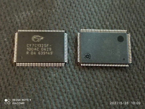 Circuito Integrado Cy7c1325f-100act Cy7c1325 Smd Tqfp-100 Cypress