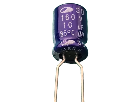 Capacitor Eletrolitico 10uf/160v 85° 8x13mm Serie Sd Samwha