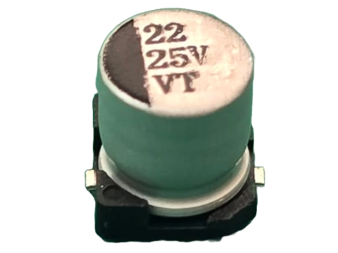 Capacitor Eletrolitico 22uf/25v Smd 105° 5x5,4mm Hyncdz